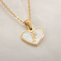 26 Letter Heart-Shaped Necklace