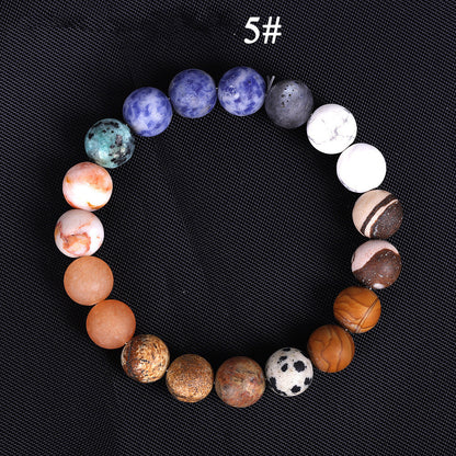 Solar System Eight Stone Planet Bracelet