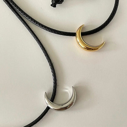 Ins Style Simple Moon Necklace