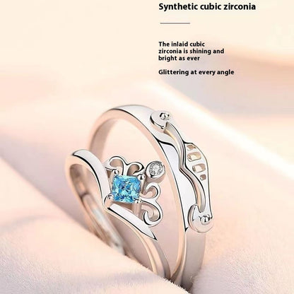 Knight and Princess Couple Rings