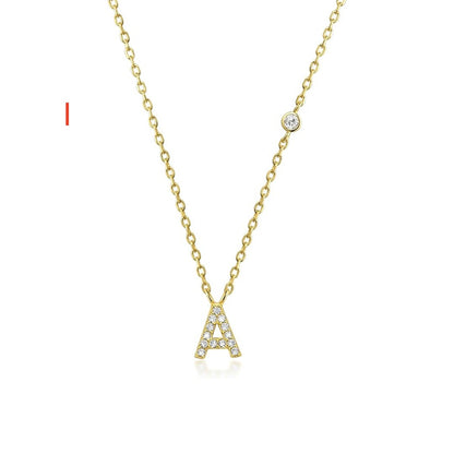 Luxury Gold A-Z 26 Letters Necklace
