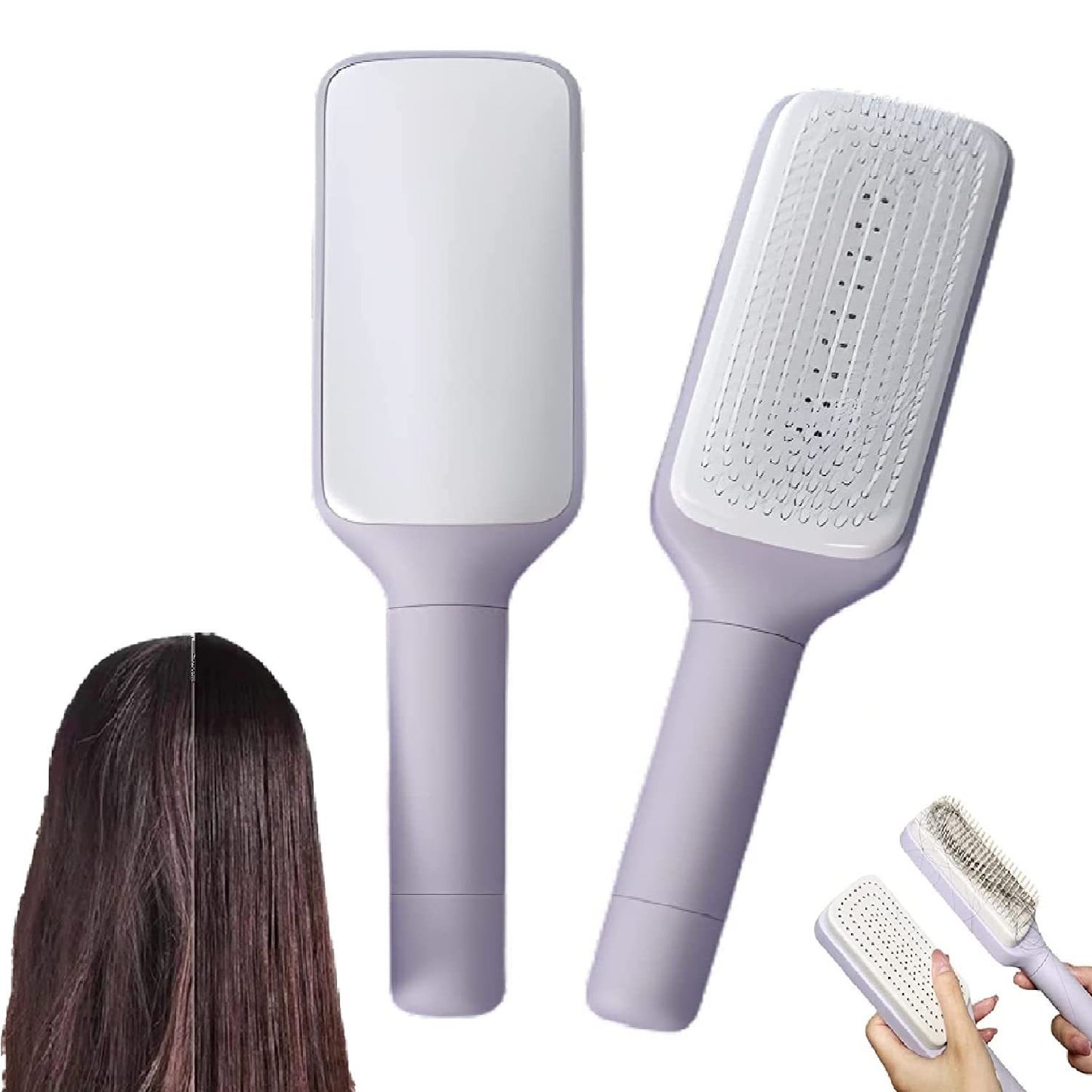 Self Cleaning Hair Brush