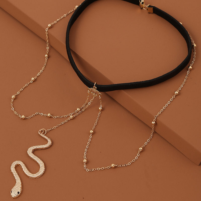 Snake Pendant Leg Chain