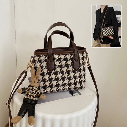 Shoulder Bag Checkerboard Handbag