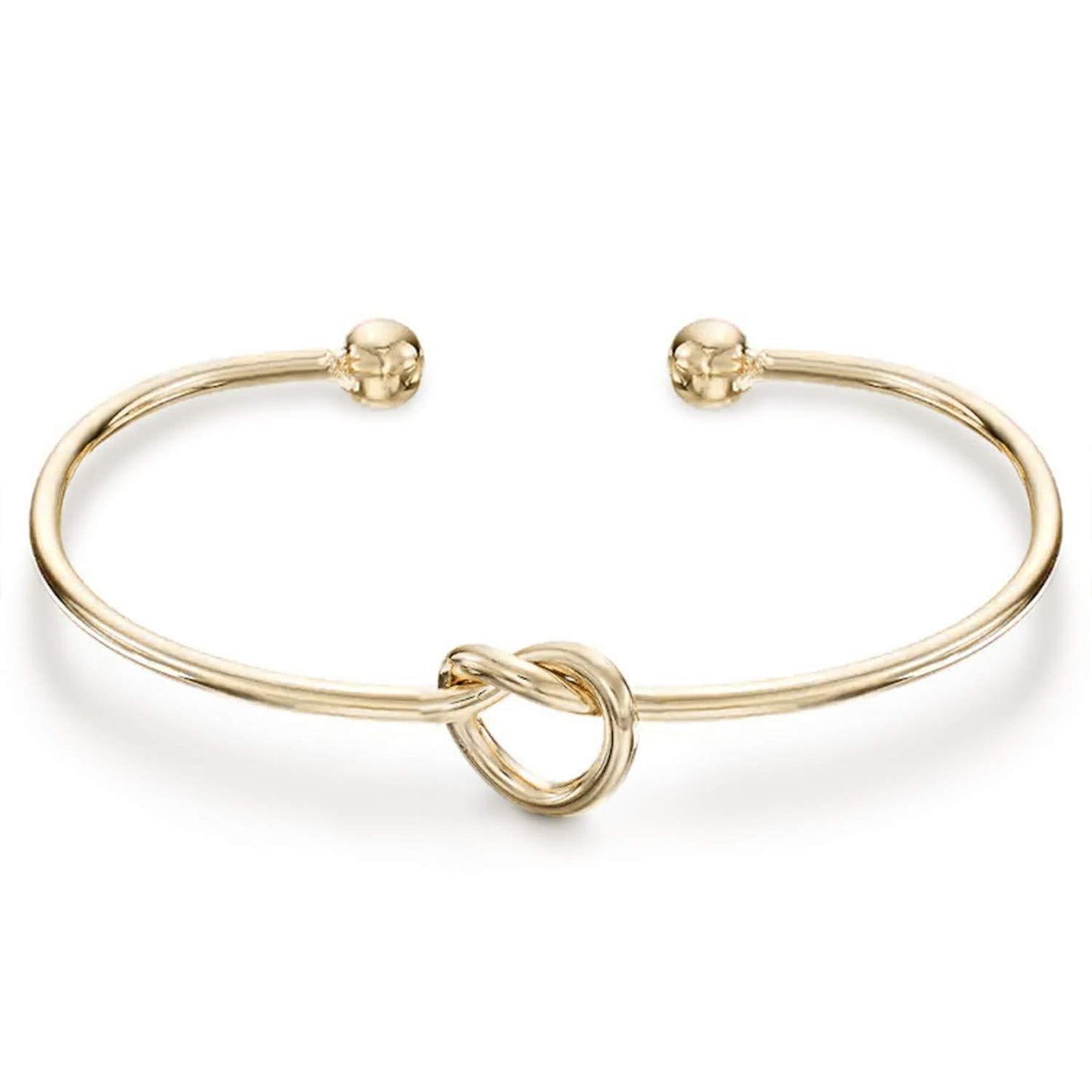 Elegant Stainless Steel Love Knot Bracelet