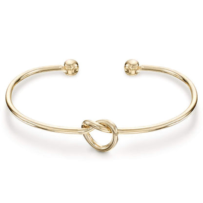 Elegant Stainless Steel Love Knot Bracelet