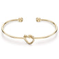 Elegant Stainless Steel Love Knot Bracelet