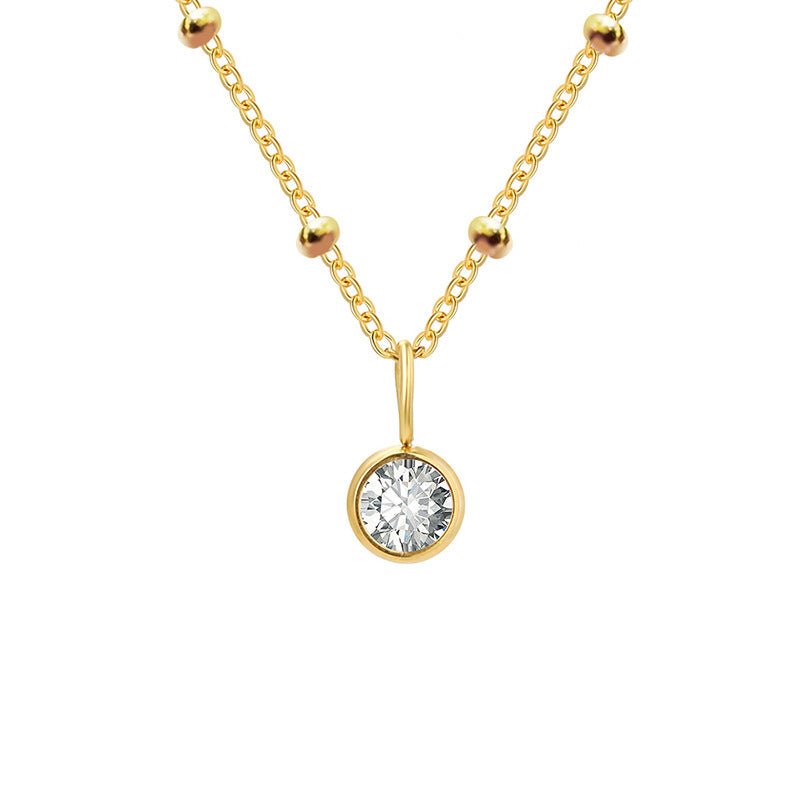 Diamond Birthstone Necklace - Trendy Radar