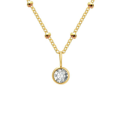 Diamond Birthstone Necklace - Trendy Radar