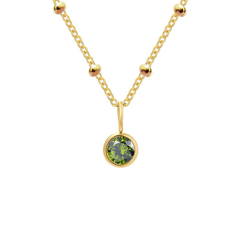 Diamond Birthstone Necklace - Trendy Radar