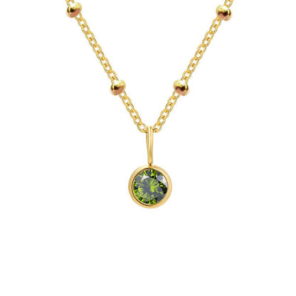 Diamond Birthstone Necklace - Trendy Radar