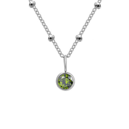 Diamond Birthstone Necklace - Trendy Radar