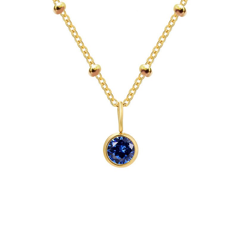 Diamond Birthstone Necklace - Trendy Radar