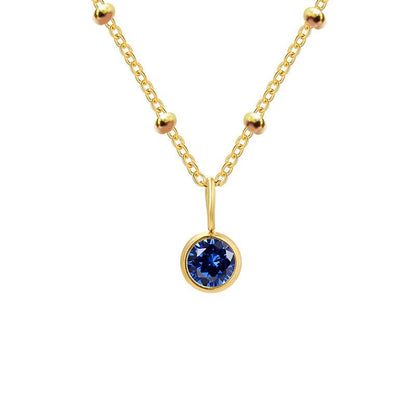 Diamond Birthstone Necklace - Trendy Radar