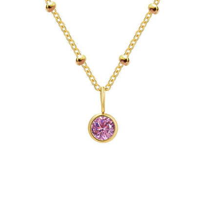 Diamond Birthstone Necklace - Trendy Radar