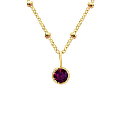 Diamond Birthstone Necklace - Trendy Radar