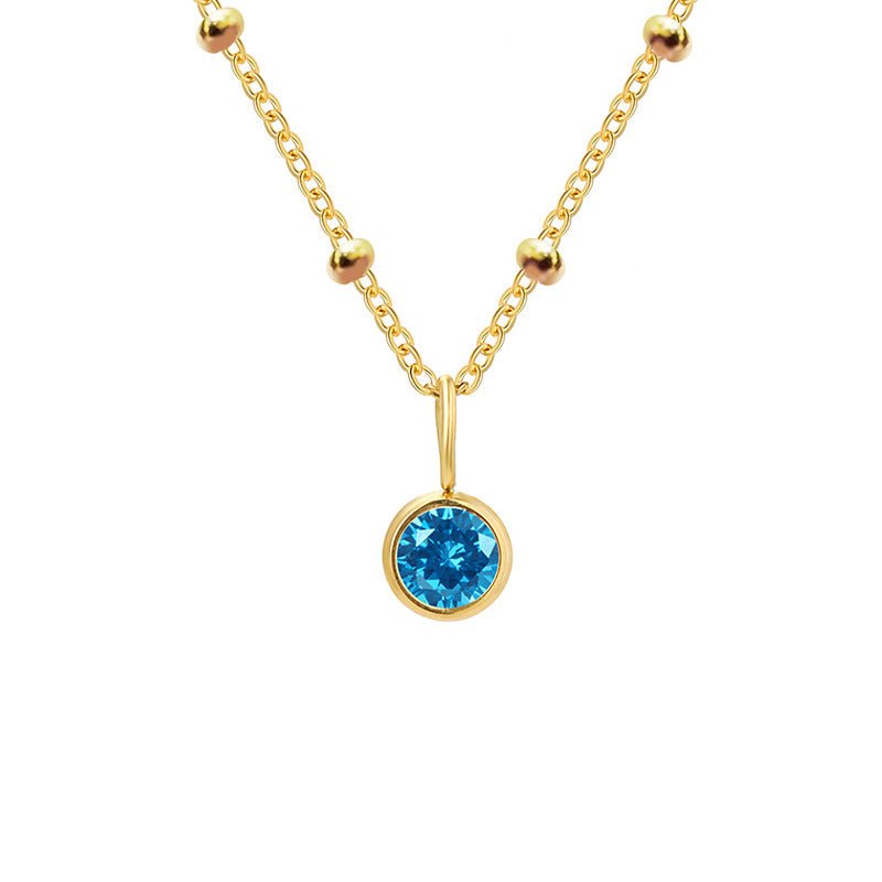 Diamond Birthstone Necklace - Trendy Radar
