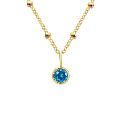 Diamond Birthstone Necklace - Trendy Radar