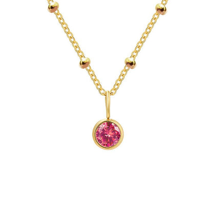 Diamond Birthstone Necklace - Trendy Radar