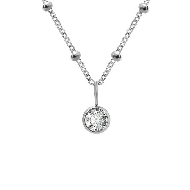 Diamond Birthstone Necklace - Trendy Radar