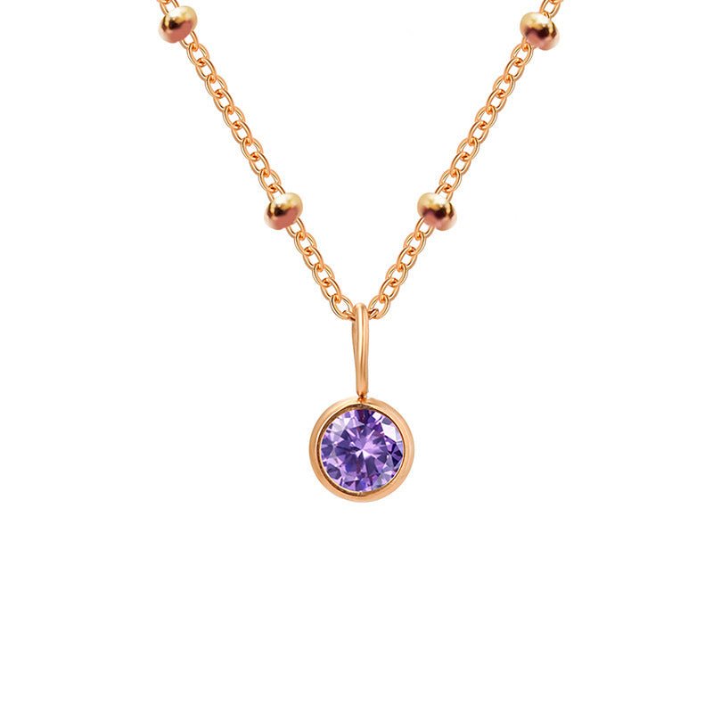 Diamond Birthstone Necklace - Trendy Radar