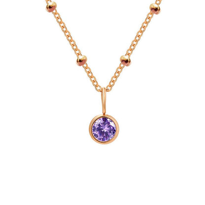 Diamond Birthstone Necklace - Trendy Radar