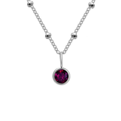 Diamond Birthstone Necklace - Trendy Radar
