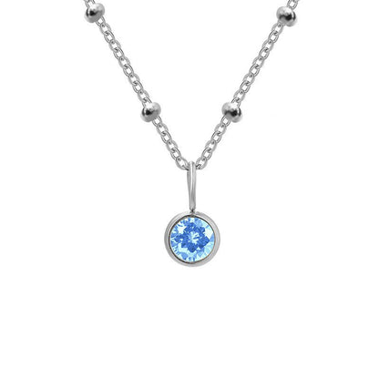 Diamond Birthstone Necklace - Trendy Radar