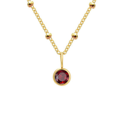 Diamond Birthstone Necklace - Trendy Radar