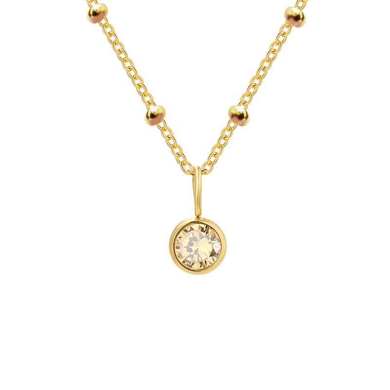 Diamond Birthstone Necklace - Trendy Radar