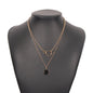 Double-Layer Pendant Clavicle Necklace - Trendy Radar