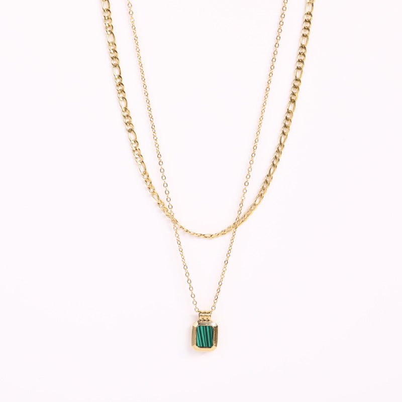 Double Turquoise Necklace - Trendy Radar