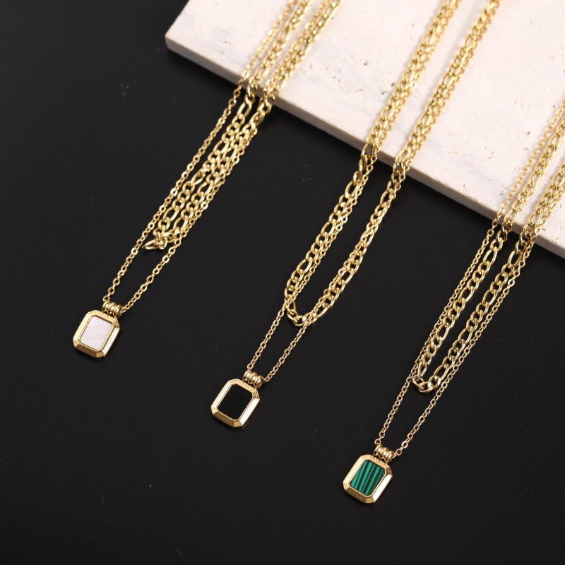 Double Turquoise Necklace - Trendy Radar