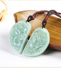 Dragon and Phoenix Jade Couple Necklace - Trendy Radar