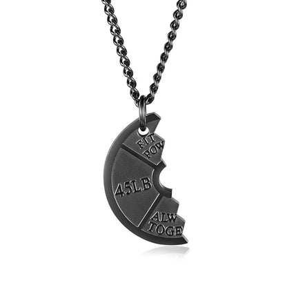 Dumbbell Couple Pendant Necklace - Trendy Radar