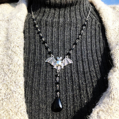 Gothic Bat Necklace