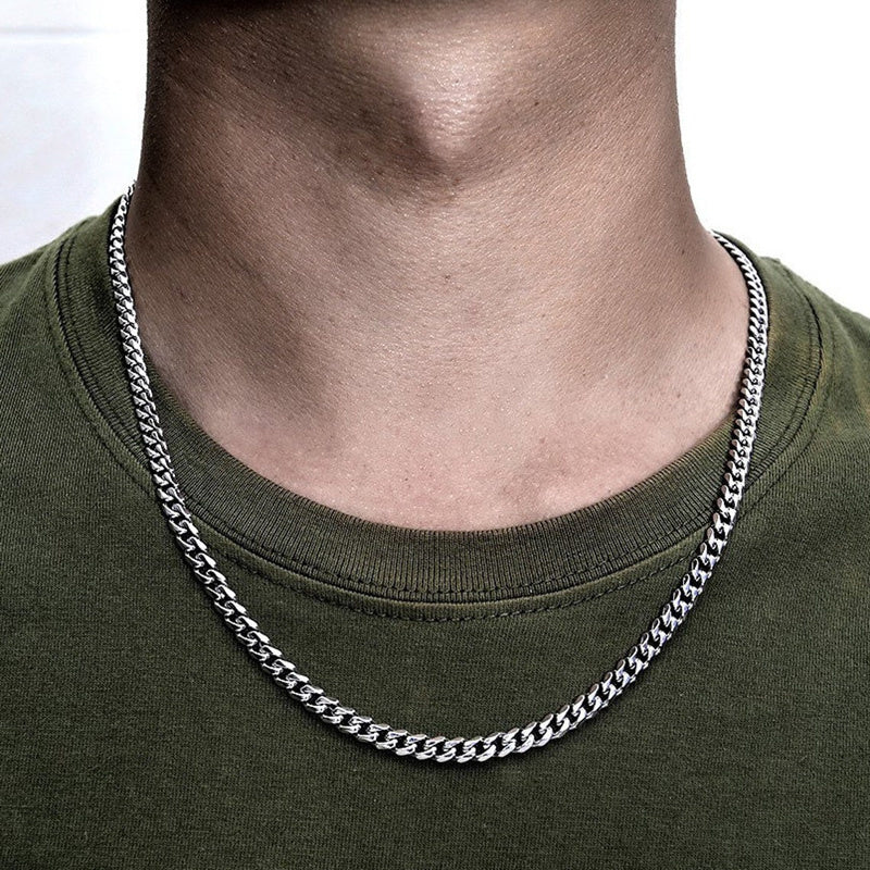 Cube Rope Chain Necklace