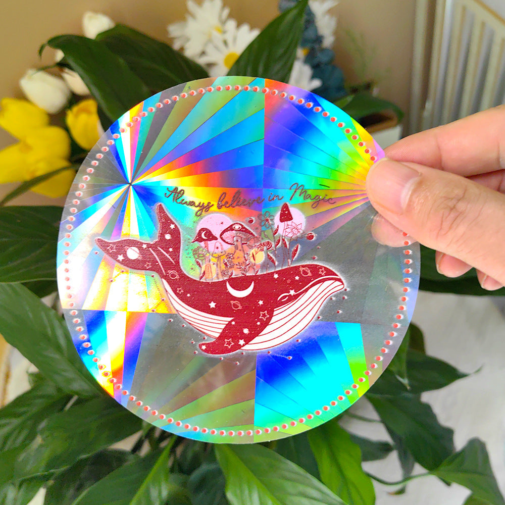 Colourful Suncatcher Rainbow Prism Glass PVC Window Film
