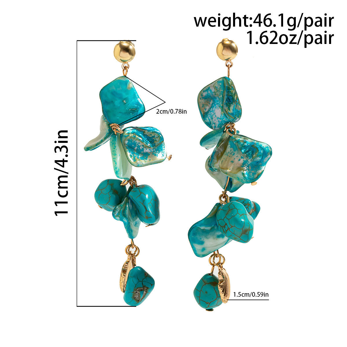 Classic Conch Pendant Jewellery Set for Women