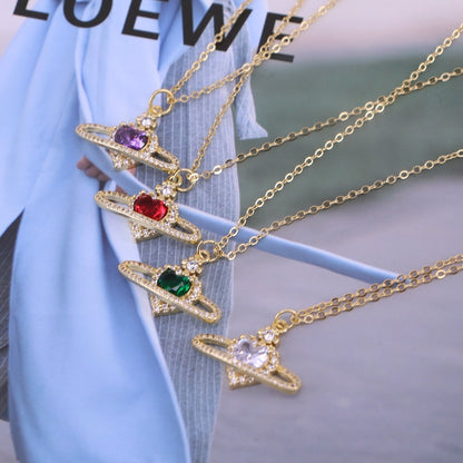 Zircon Love Necklace