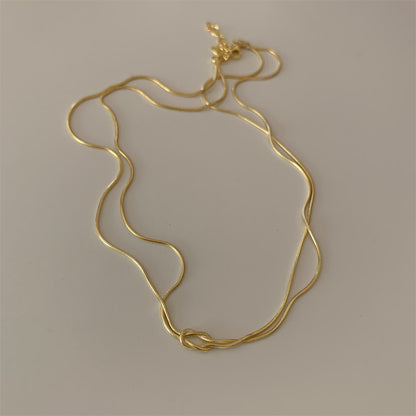 Couples Knot Necklace & Bracelet Set