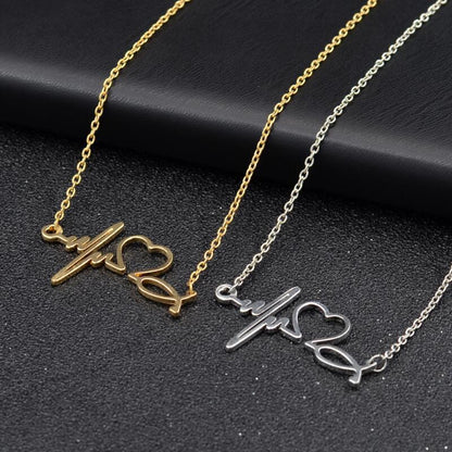 Heartbeat Necklace for Women