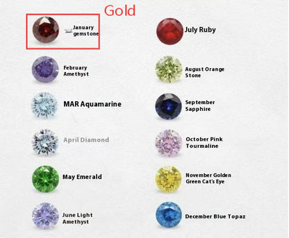 Zircon Birthstone Necklace