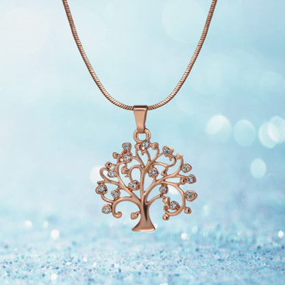 Big Tree of Life Diamond Pendant Necklace