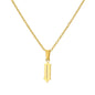 Funky A-Z Letter Pendant Necklace