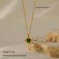 Vintage Turquoise & Emerald Necklace