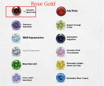 Zircon Birthstone Necklace