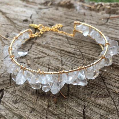 Natural Crystal Beads Bracelet