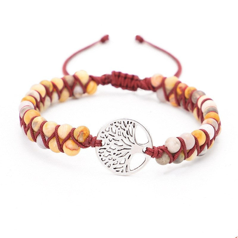 Woven Tree of Life Yoga Bracelet