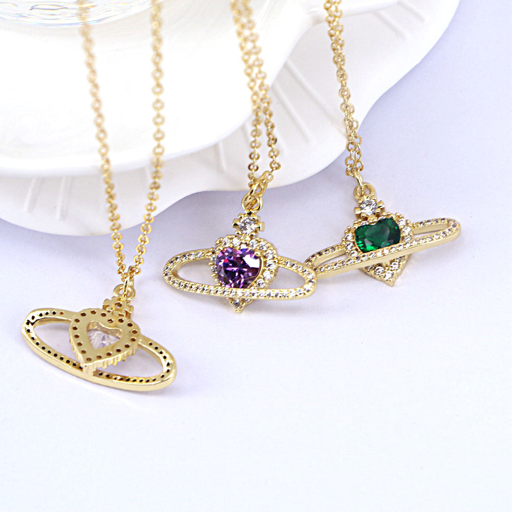 Zircon Love Necklace